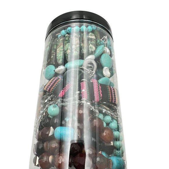 Mystery Jewelry Jar #1046 Wearable Quality Pieces 2lbs Necklace Bracelet Earring - Picture 3 of 4